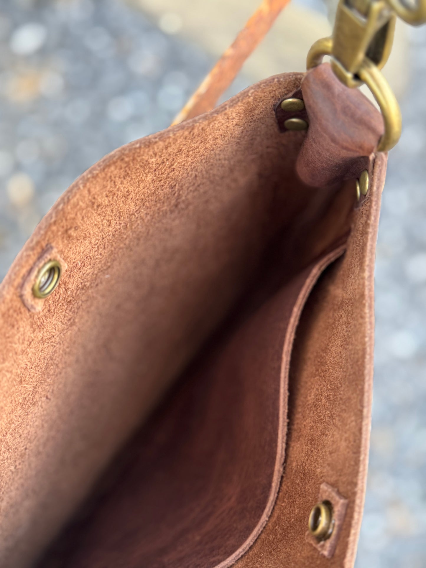 Cotati Bag - Dark Brown with fringe