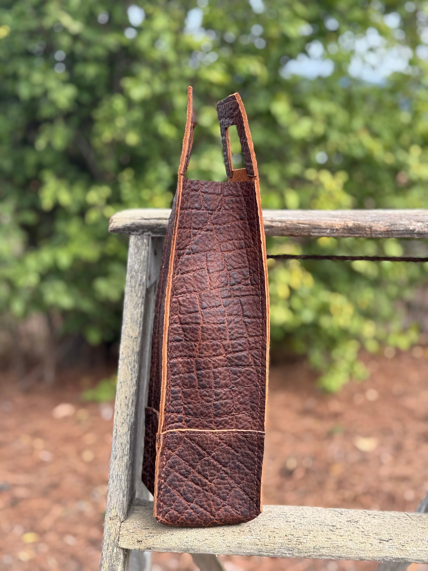 Wine Tote - Brown