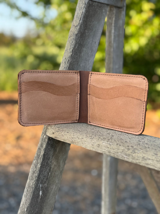 Men’s Bifold Wallet - Tan Interior