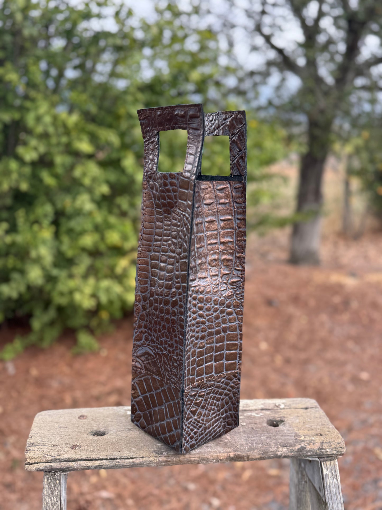 Wine Tote - Bronze