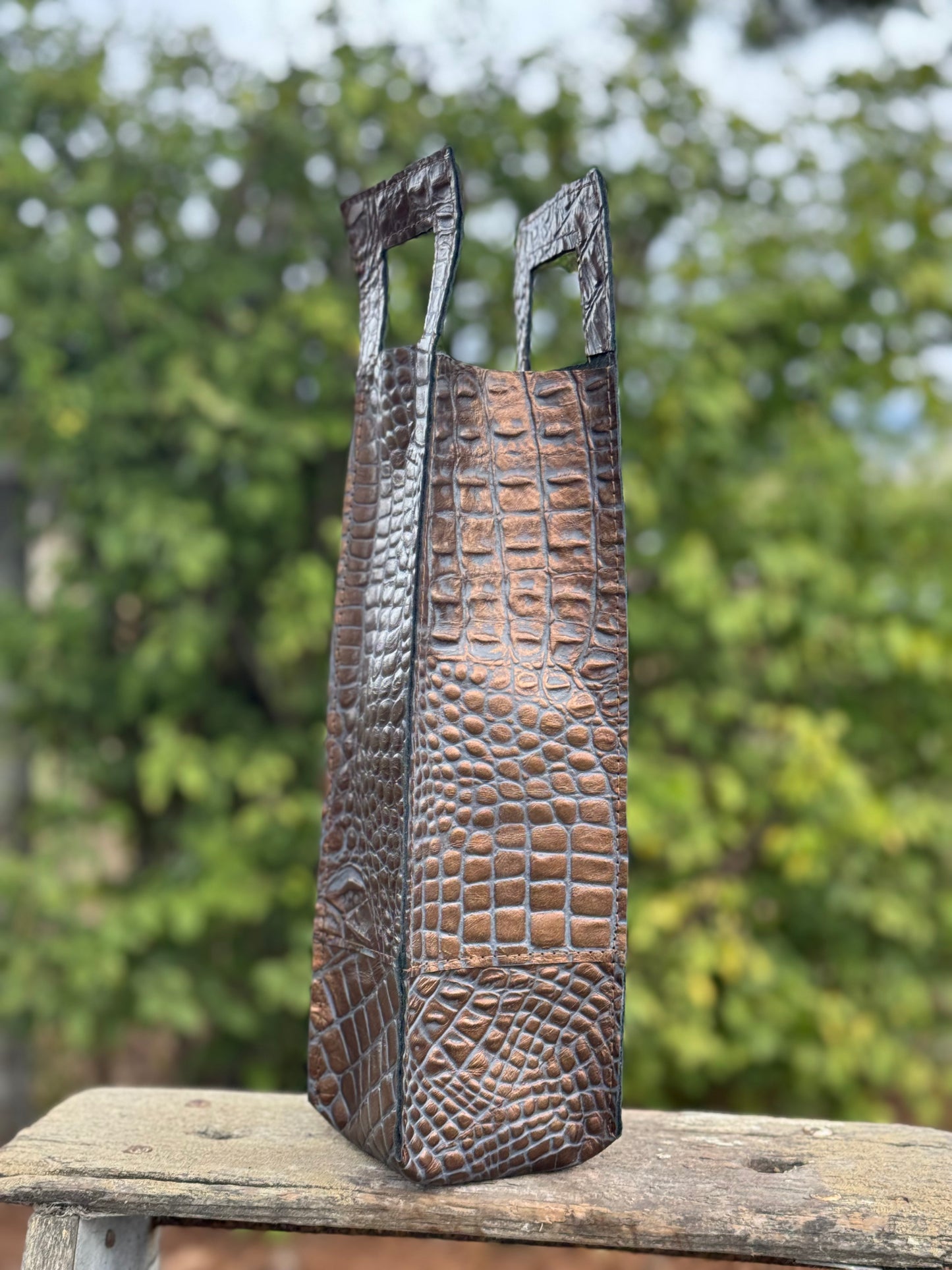 Wine Tote - Bronze