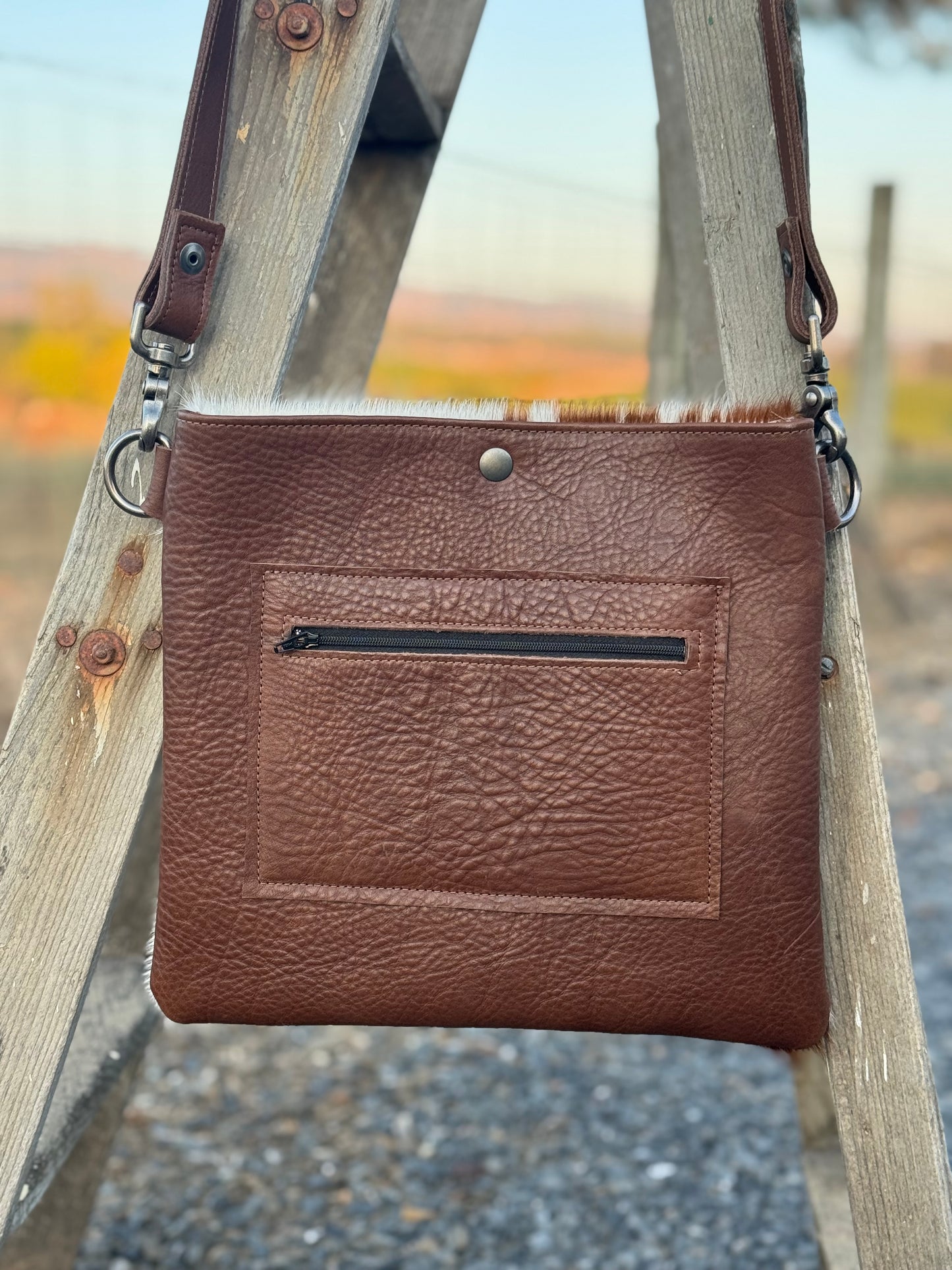 Petaluma Bag - cow hair