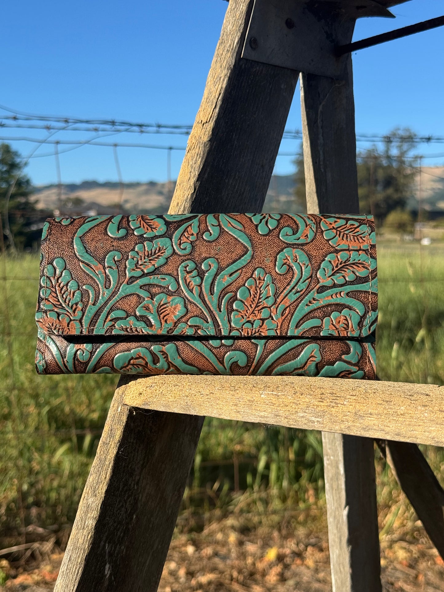 Trifold Women’s Wallet - Floral