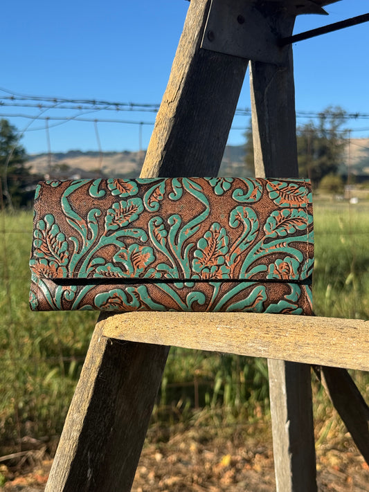 Trifold Women’s Wallet - Floral