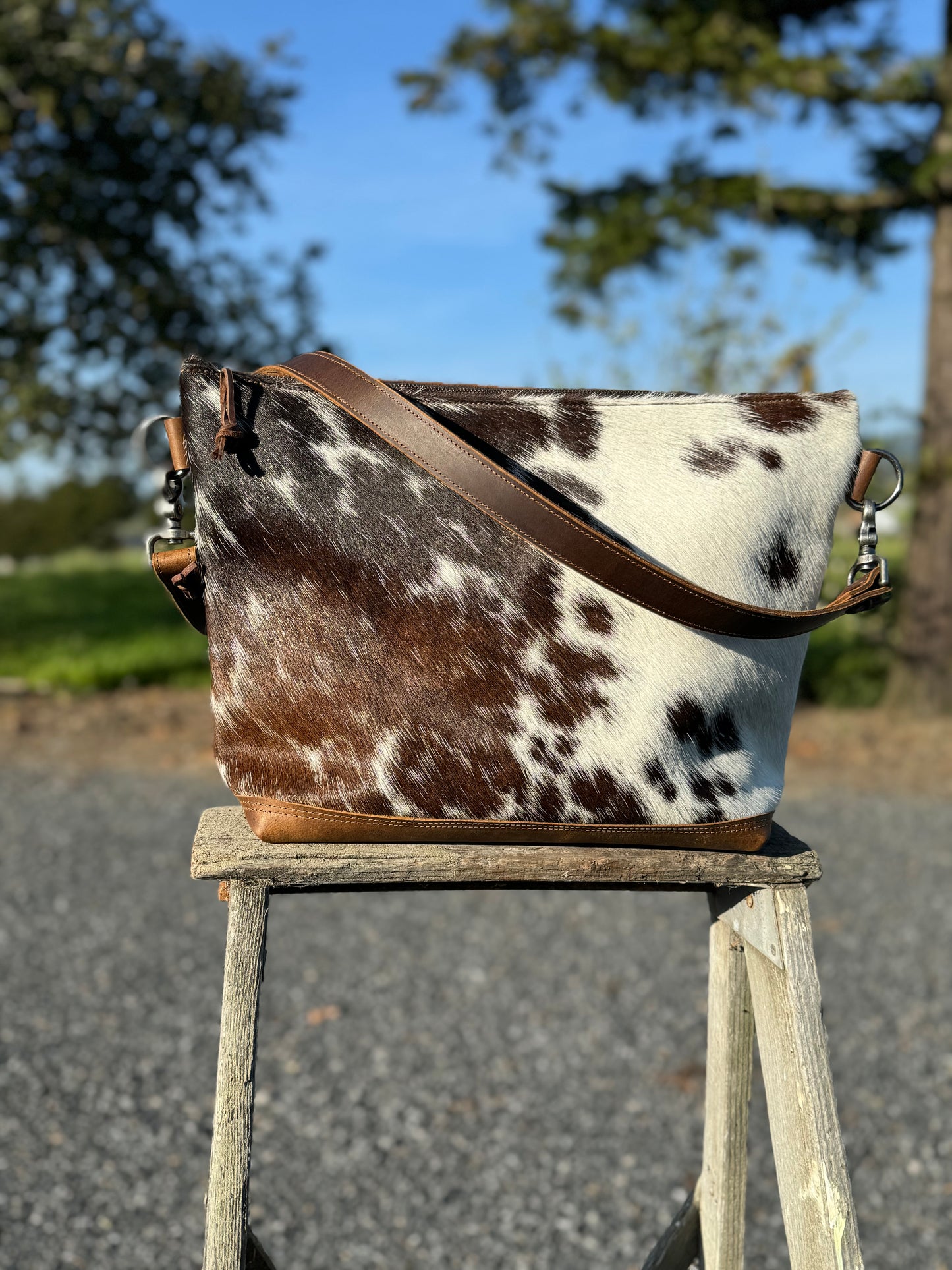 Windsor Bag - with cow hair