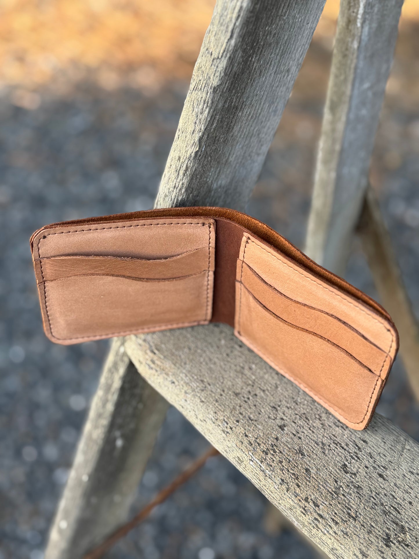 Men’s Bifold Wallet - Tan Interior