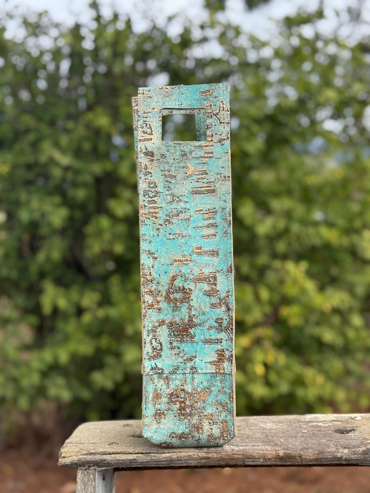Wine Tote - Turquoise