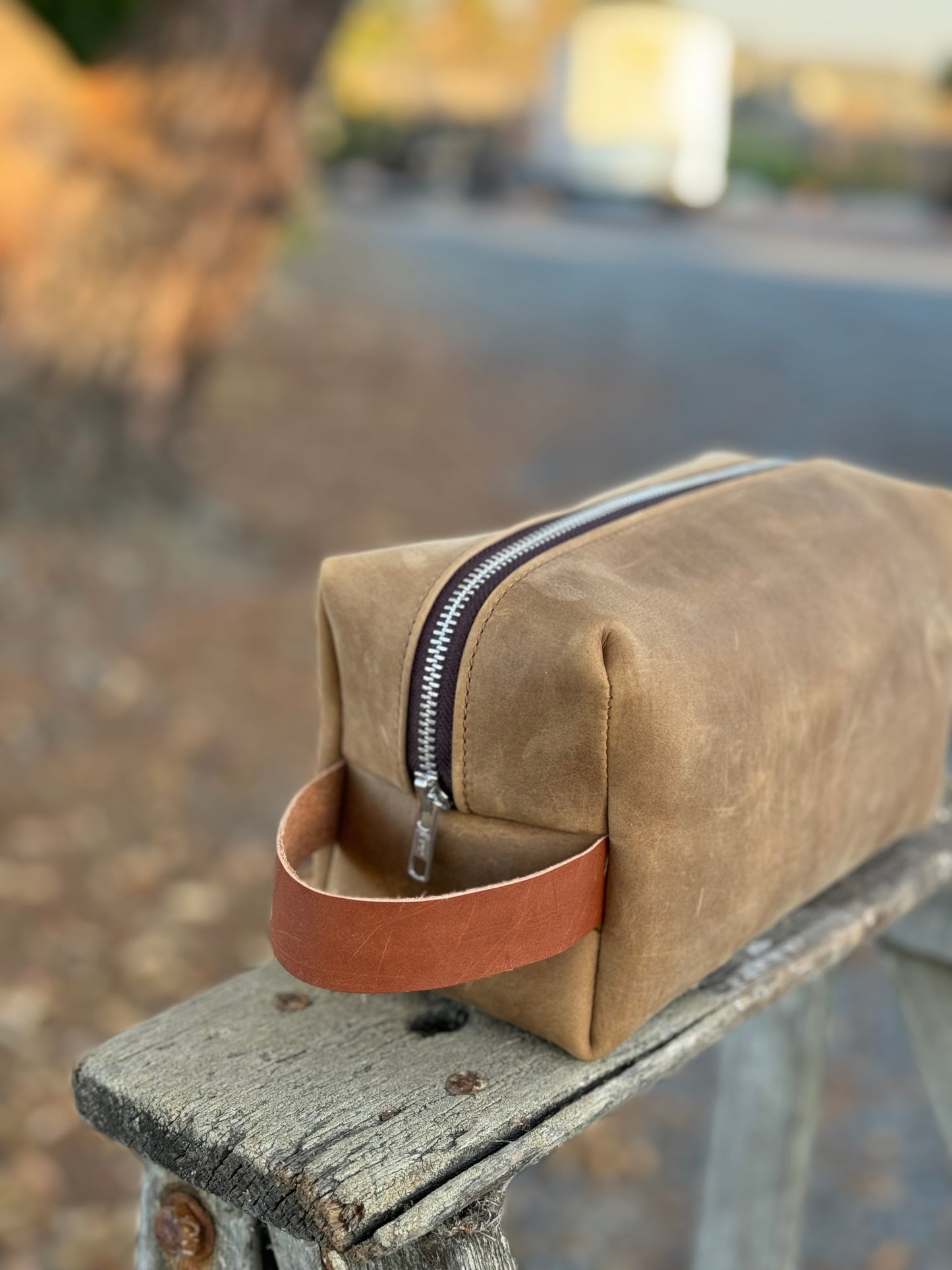 Dopp Kit - Roughman Leather