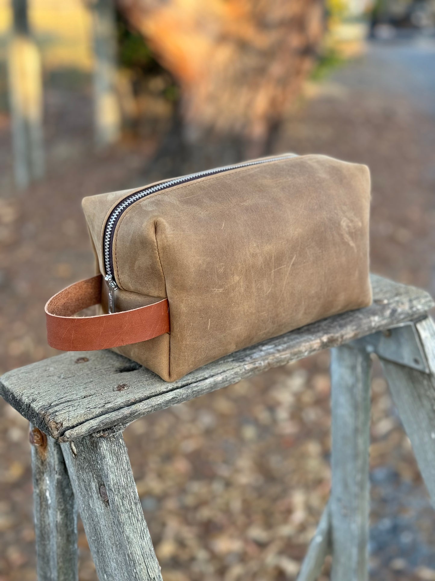 Dopp Kit - Roughman Leather