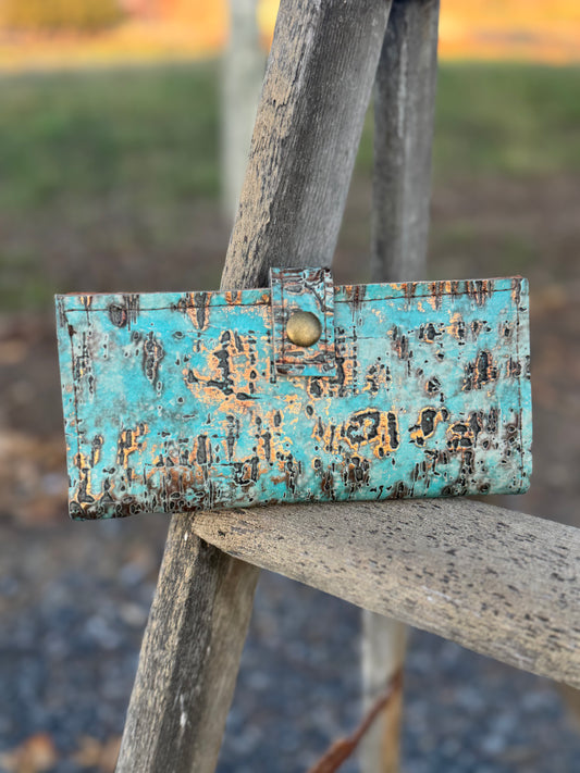 Women's Bifold Wallet - Turquoise